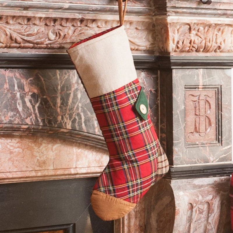 Tartan Patchwork Stocking