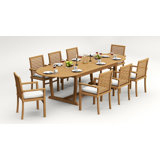 Mas Outdoor - Piece Teak Dining Set