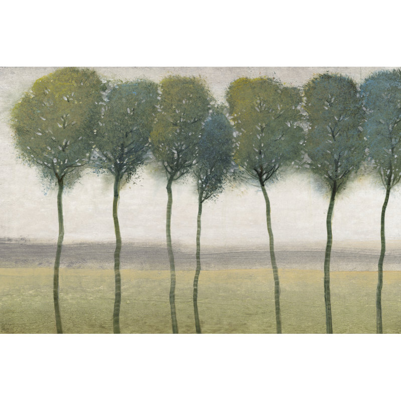 Row Of Trees I 1 Piece Wrapped Canvas Wall Art, 20cm H x 30cm W x 3.8cm D