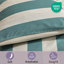 Ensemble d'édredon à lit rayé 7 pièces avec draps et taies d'oreiller Nestl-128727128-128727130