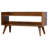 Chestnut Nordic Storage Bench, Solid Wood