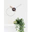 Solid Wood, Fibreglass Analog Wall Clock-49381032