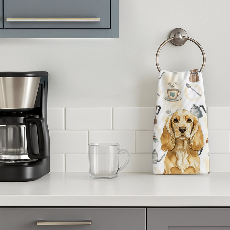 Serviette de cuisine Buff Cocker Spaniel, Épagneul cocker Buff