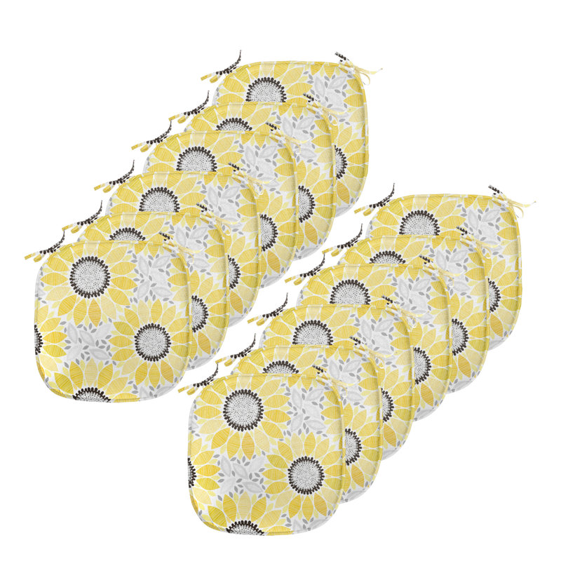 Sun Flower Chair Pad Cushion