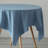 Eider & Ivory™ 100% Pure Linen Washable Tablecloth Solid Color, 52" X 52" Square Natural-524759410-524759409