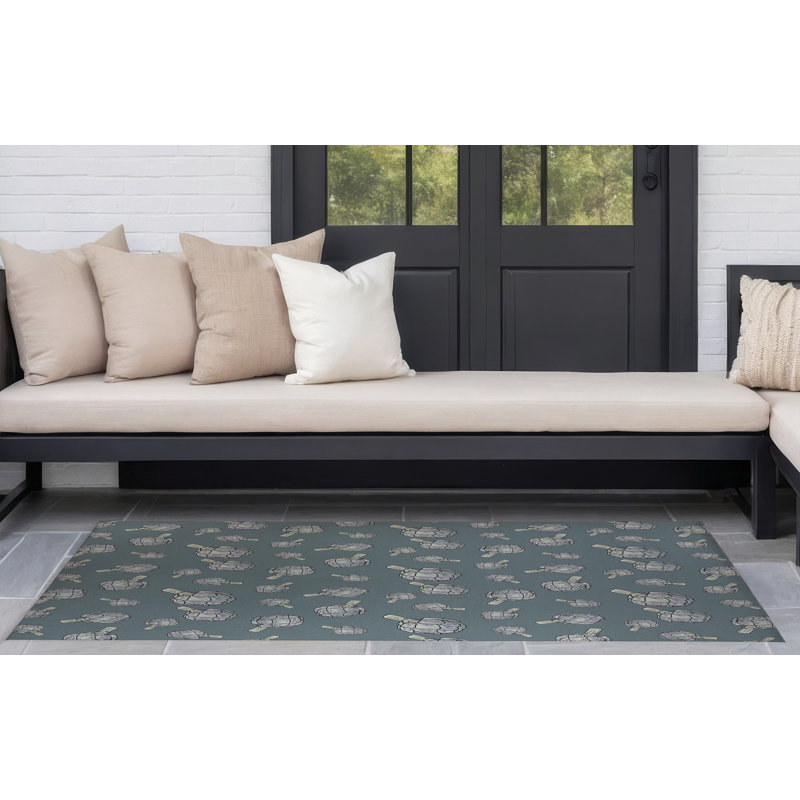 Tapis d'été Summer Artichaut, Rectangle 5 pi x 7 pi