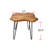 Isuf Solid Wood Top Single Coffee Table