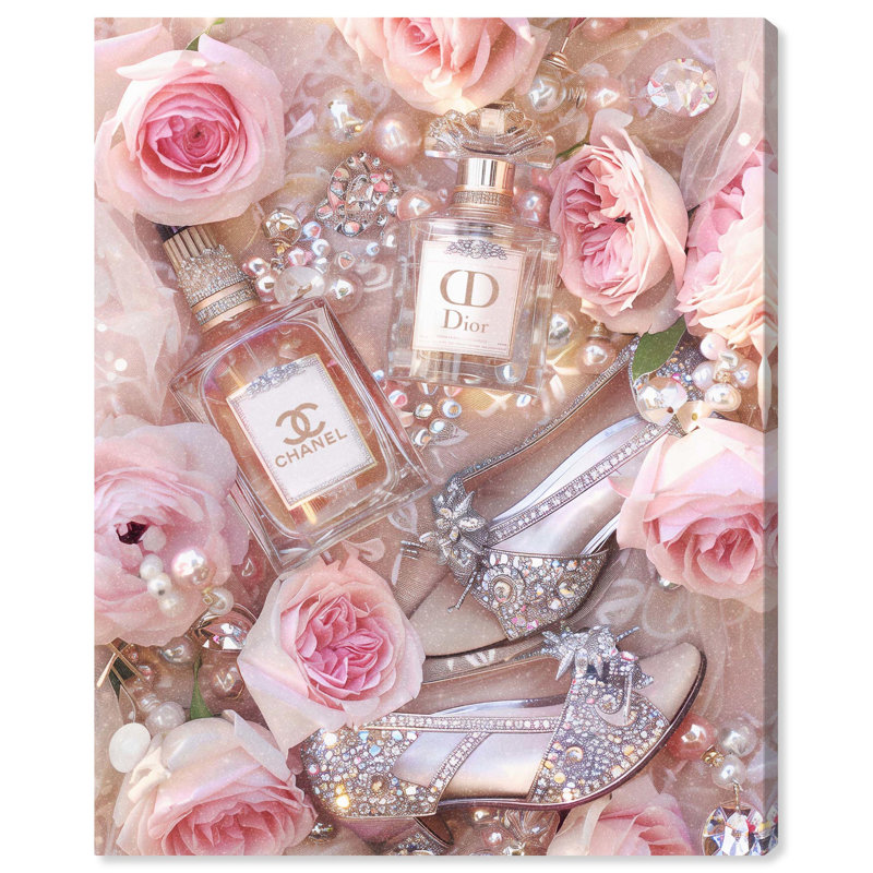 «Sparkling Glam Arrangement», art sur toile par , H 30 po x l 24 po, Toile tendue