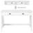 Large Computer Desk, White Home Office Workstation With 4 Storage Drawers, Modern PC Work Table 23 Deep With Monitor Stand For Screen, Wood Stable Executive Table With Large Desktop-1302946574