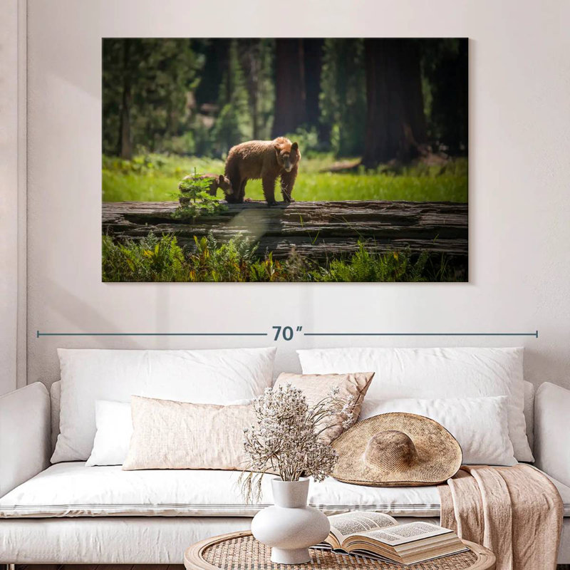 Crowle Sequoia Wild Bears, 34" H x 51" W
