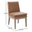 Chaise rembourrée en cuir Bethea-115922177
