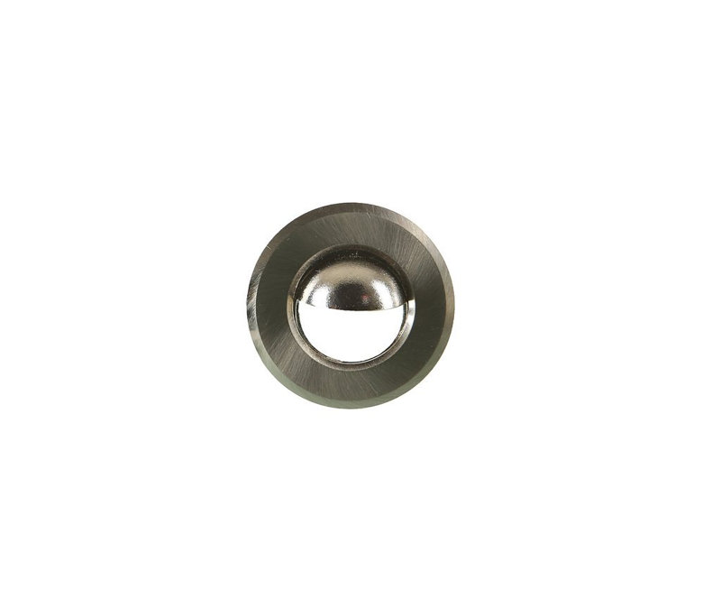 Luminaire d'extérieur encastré, Nickel brossé