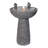 Handcrafted Outdoor Birdbath Fountain with Lights