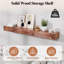 Handcrafted Rustic Solid Wood Fireplace Mantel-991544941