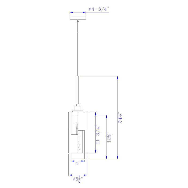 1 - Light Single Pendant