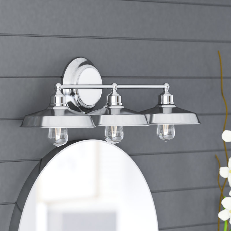 Lyndan 3-Light Indoor Vanity Light, Brushed Nickel