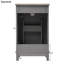 Petite armoire de meuble-lavabo moderne en céramique, 20 po x 15,5 po x 33,3 po, rangement spacieux, porte à fermeture en douceur