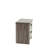 Soma 24 Inch Rustic 2 Drawer Nightstand, Sleek Metal Bar Handles-2085420036