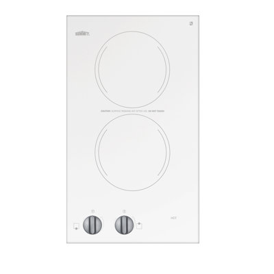 Summit Appliance White Electric Cooktop
