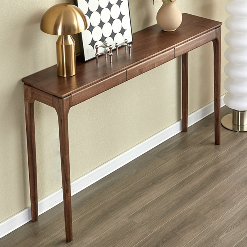 Console simple de style chinois, H 33,5 po x l 54,3 po x P 12,6 po