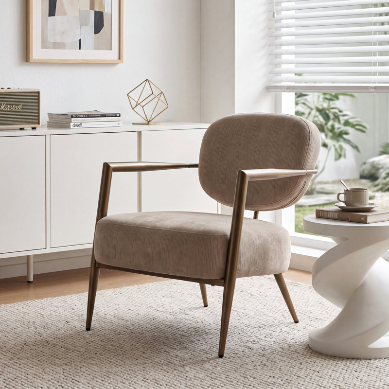 Chaise d'appoint Modern, Chameau