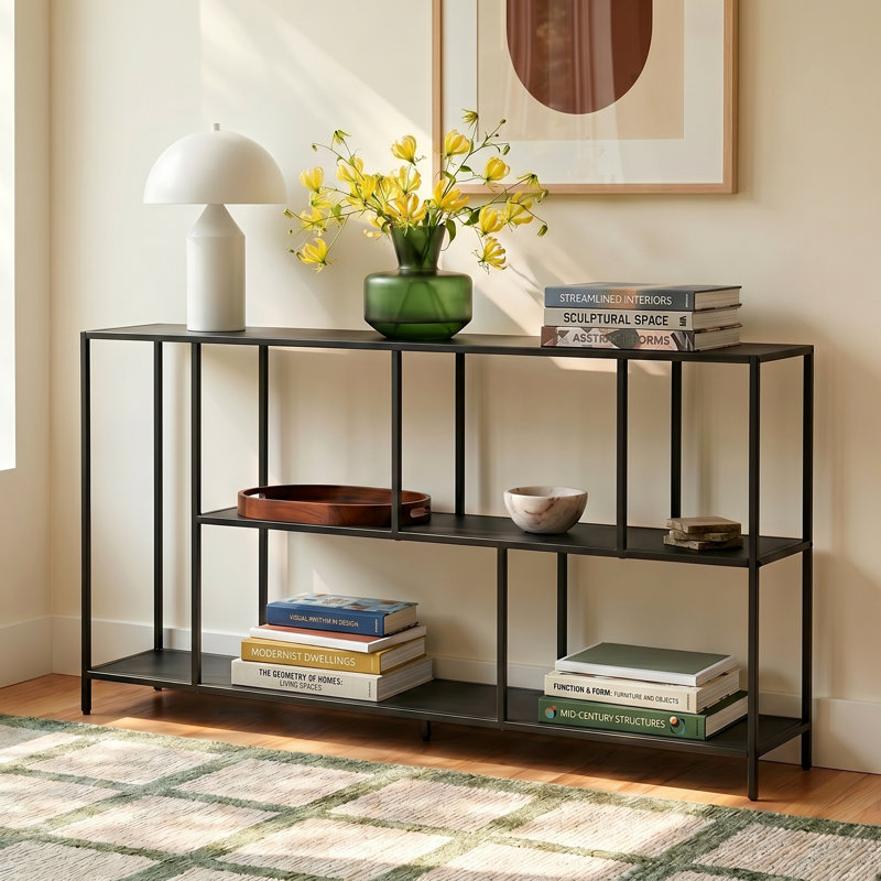 Level 52'' Console Table, Blackened Bronze