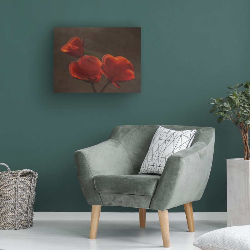 Art sur toile Coquelicots Jay Marik, H 14 po x l 19 po
