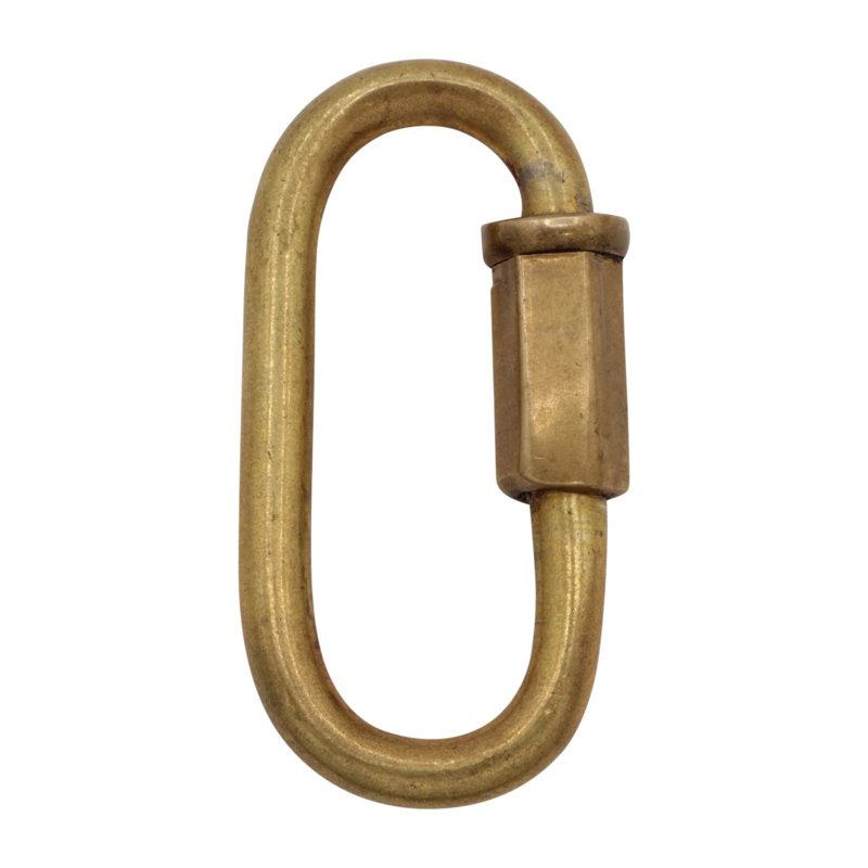 Chaîne à maillons rapides, Laiton antique, H 1,38 po x l 0,79 po x P 0,14 po
