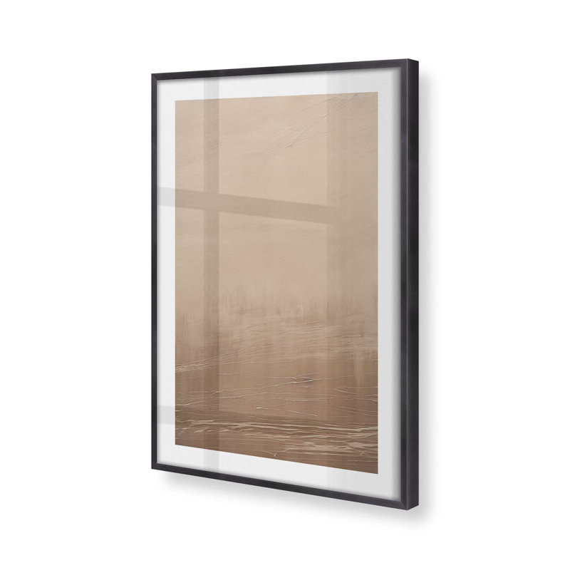 Silky Sandrifts v2, H 14 po x l 11 po x P 1,25 po, Cadre photo en zinc patiné