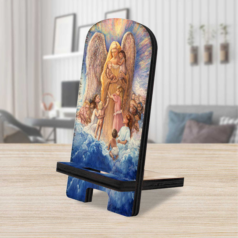 Support de bureau Designocracy brun / bleu / gris, H 6 po x l 3 po x P 3 po