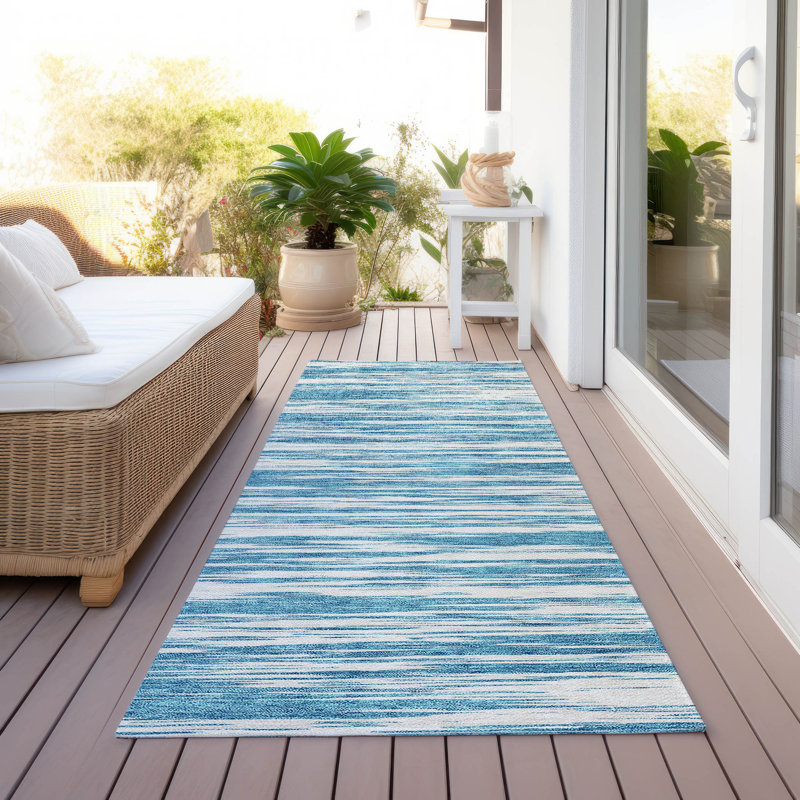 Aleh Washable Indoor / Outdoor Rug, Runner 2'3" x 7'6"