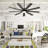 Demarie 62" 9-Blade Standard Ceiling Fan with Remote Control & LED Lights