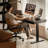 Black Rectangular Solid Wood  desk