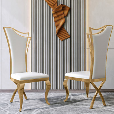 Solid Back Side Chair Dining Chair