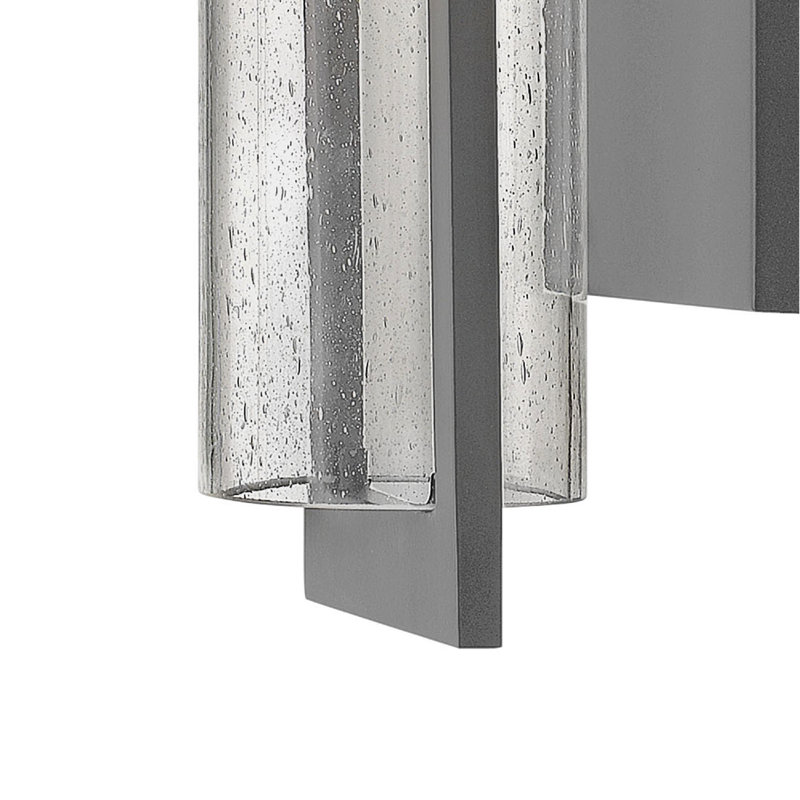 Shelter 1-Light Armed Sconce, Hematite, MED