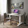 Inbox Zero Electric Stand Up Desk Frame Dual Motor Height Adjustable Sit Stand W/controller