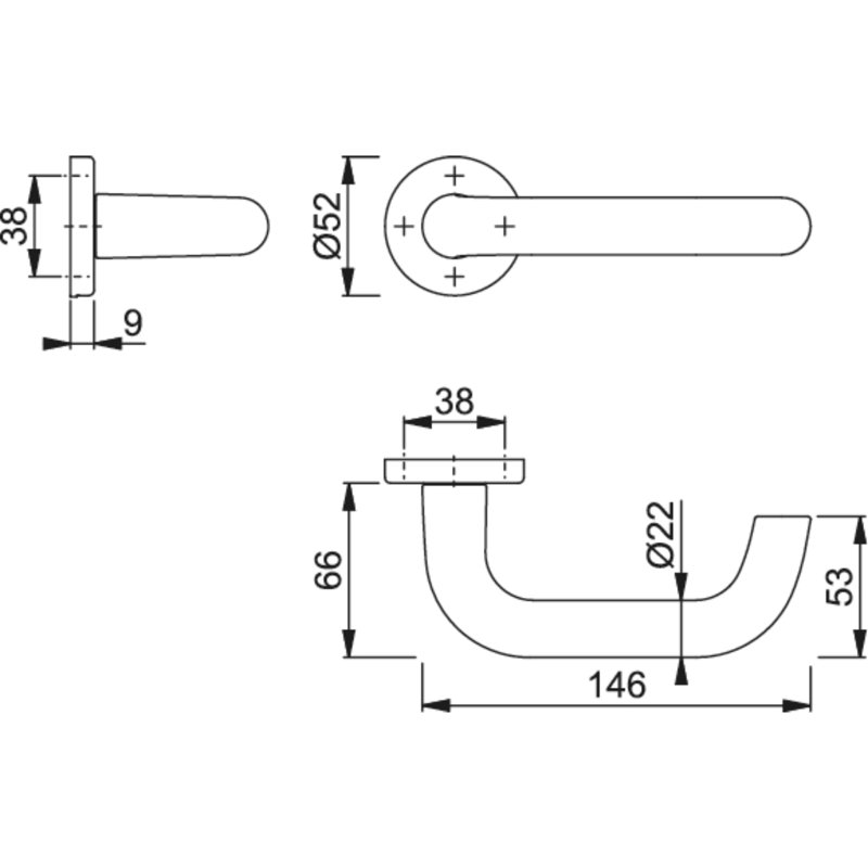 Amandev Right Door Handle