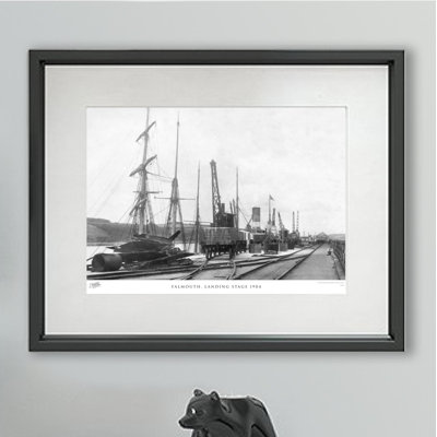 Falmouth, Landing Stage 1904 - Single Picture Frame Print