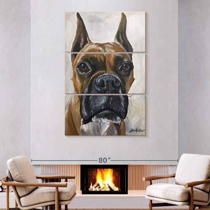 Brampt Boxer Kyleigh, 74" H x 48" W