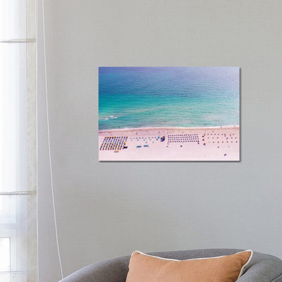 «Miami Beach Arial View II» par Susanne Kremer, reproduction de photo sur toile tendue