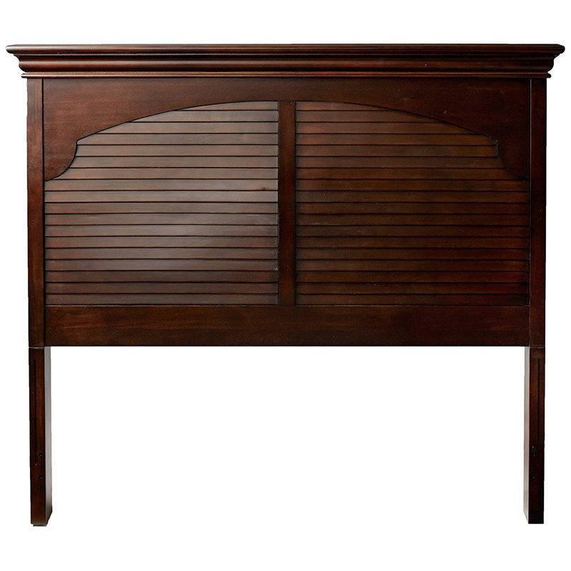 Neopolitan Full Louvered Panel Headboard Creamy White, Full, Creamy White