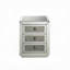 Table de chevet avec trois tiroirs Glam Style