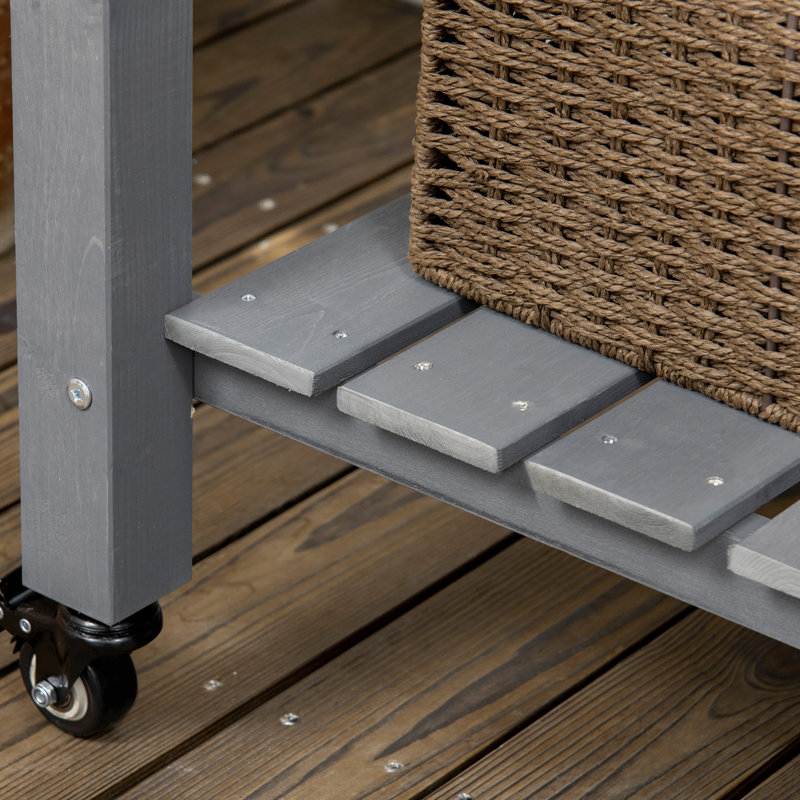 Lit de platebande surélevée, Gris, H 32,75 po x l 46,50 po x P 21,75 po