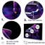 Mauve piano Neon Nocturne III - ensemble de décoration murale piano-107760503