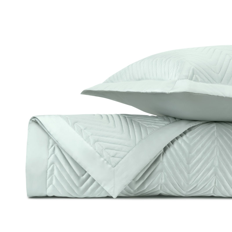 Charleston Egyptian Certified Cotton Quilt, King Quilt, Eucalipto