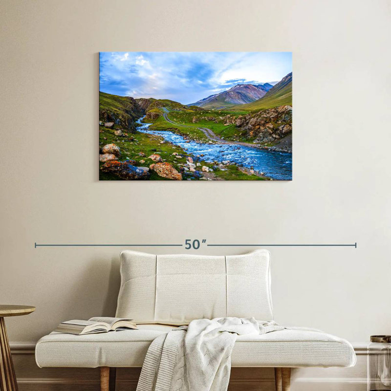 Alvord Mountain River Stream, 24" H x 36" W
