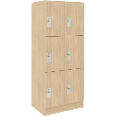 Triple Wide Nine Compartment Classroom Cabinet Locker With Door