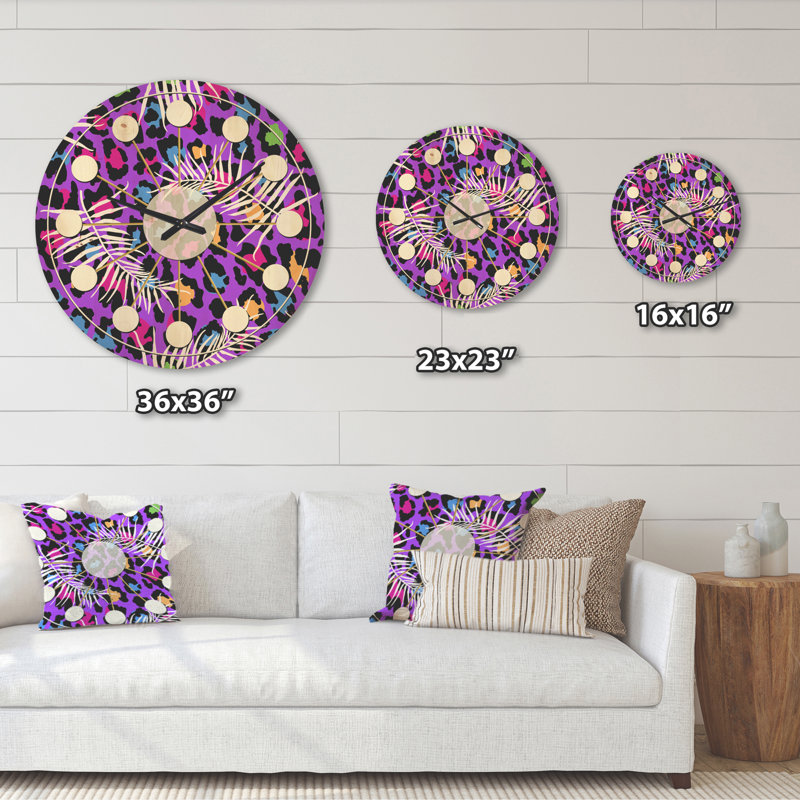 Horloge murale Leopard, Très grand
