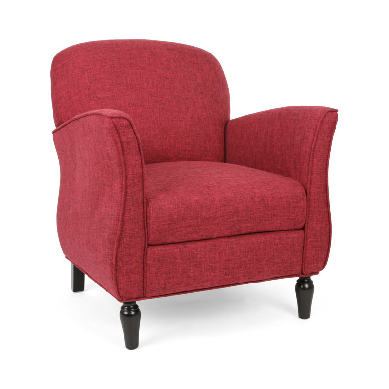 Chocheles Upholstered Armchair, Cranberry