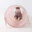 Tunnel de jeu en tissu recyclé 3 pousses / rose